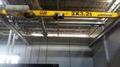 2 x 3.2 Overhead Crane for Production Company in Saudi Arabia